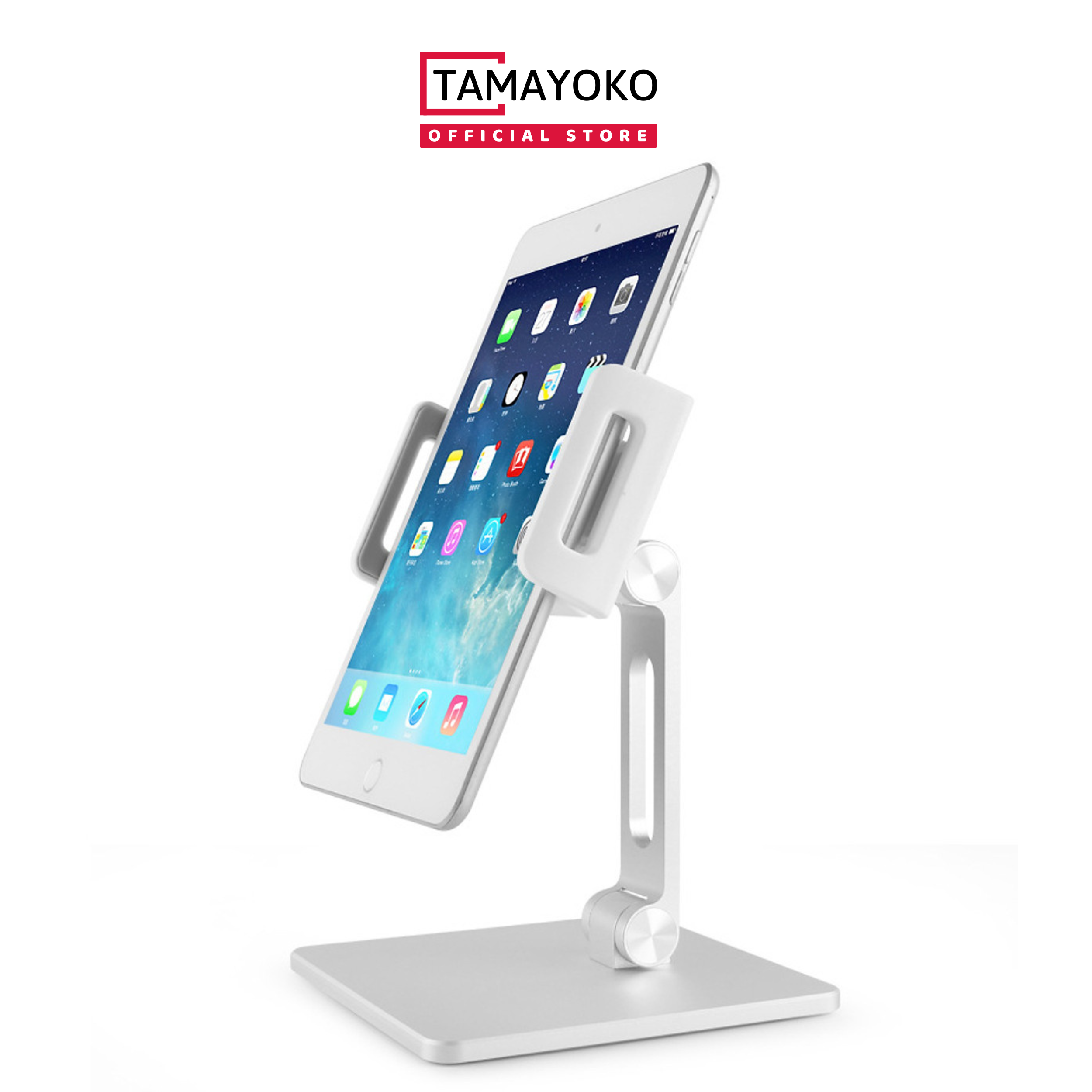 Giá Đỡ Máy Tính Bảng, Ipad, Điện Thoại - Chất Liệu Hợp Kim Nhôm Cao Cấp Model T005- Hàng Chính Hãng Tamayoko