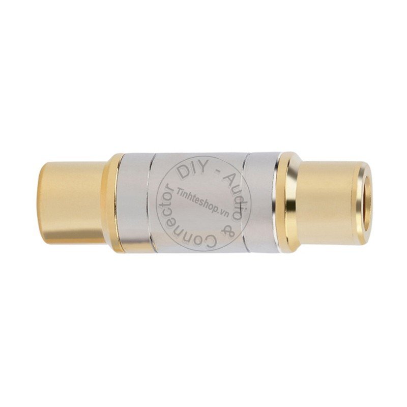 Giắc nối AV hoa sen 1 chiếc nhân đồng mạ vàng - RCA female connector