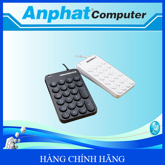 Bàn phím Số có dây Newmen TK-031 (Wired, USB…) - Hàng Chính Hãng - Trắng
