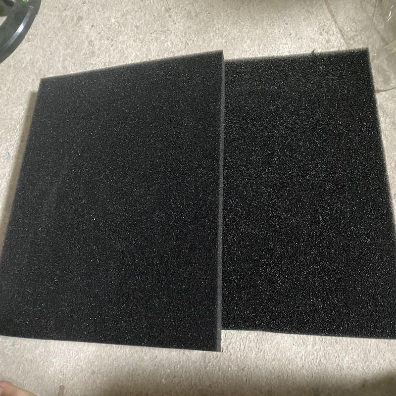 Mút Xốp Đen 50Cmx50Cm Dày 5Cm | Vật Liệu Lọc