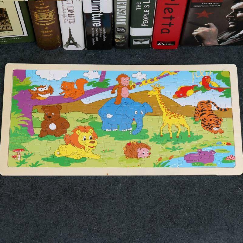 Tranh Ghép Gỗ Thông Minh 96 Mảnh Puzzle - Ghép 96 Mảnh Bằng Gỗ