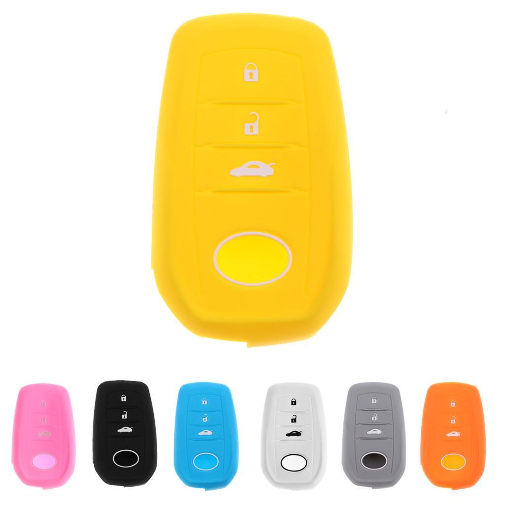 Car Key Silicone 3 Buttons Protective Case Cover For