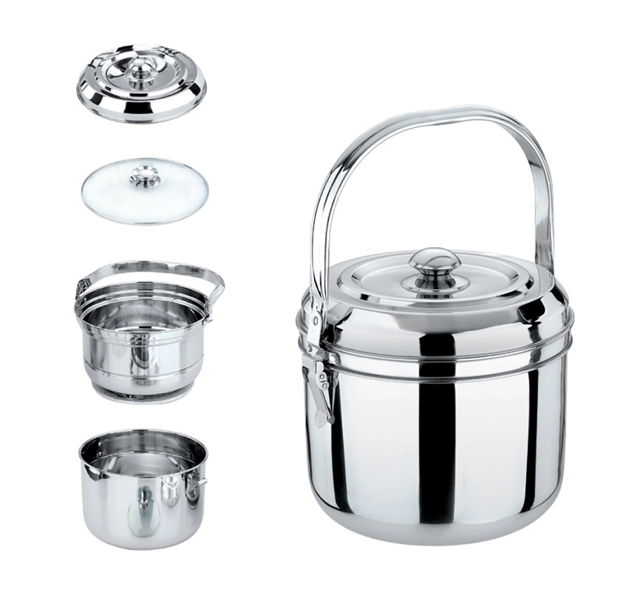 Nồi ủ nhiệt inox Mishio MK187 5.4L - Hàng chính hãng