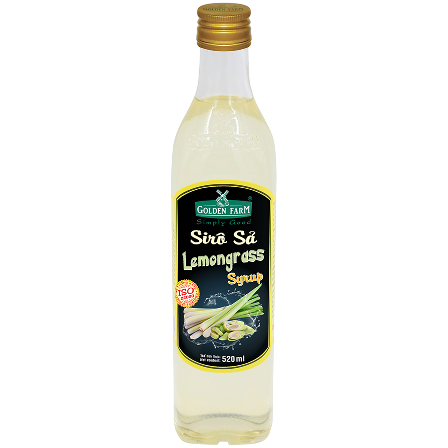 Siro Sả Golden Farm 520ml