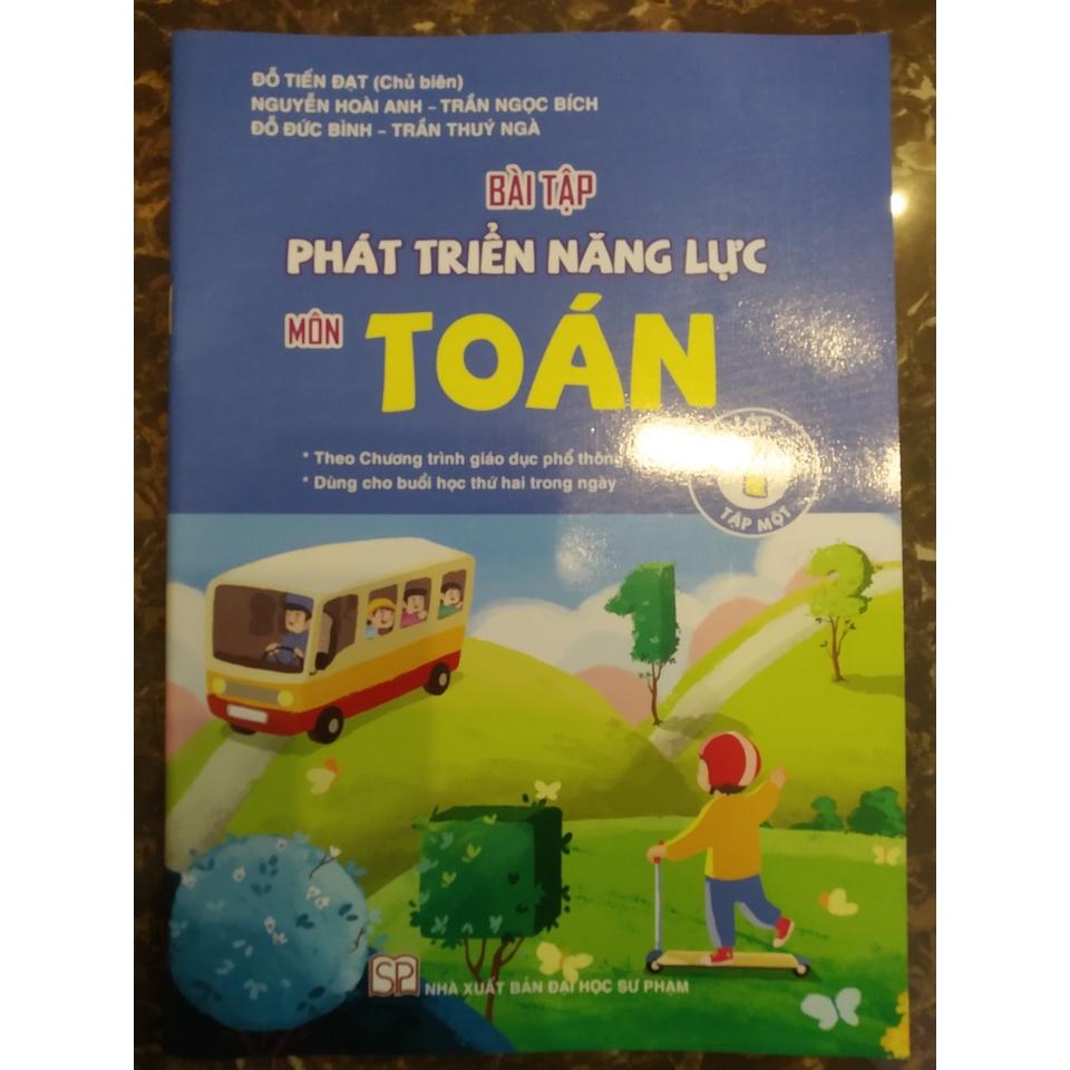 Sách - Combo Bài tập phát triển năng lực môn Toán lớp 1 -