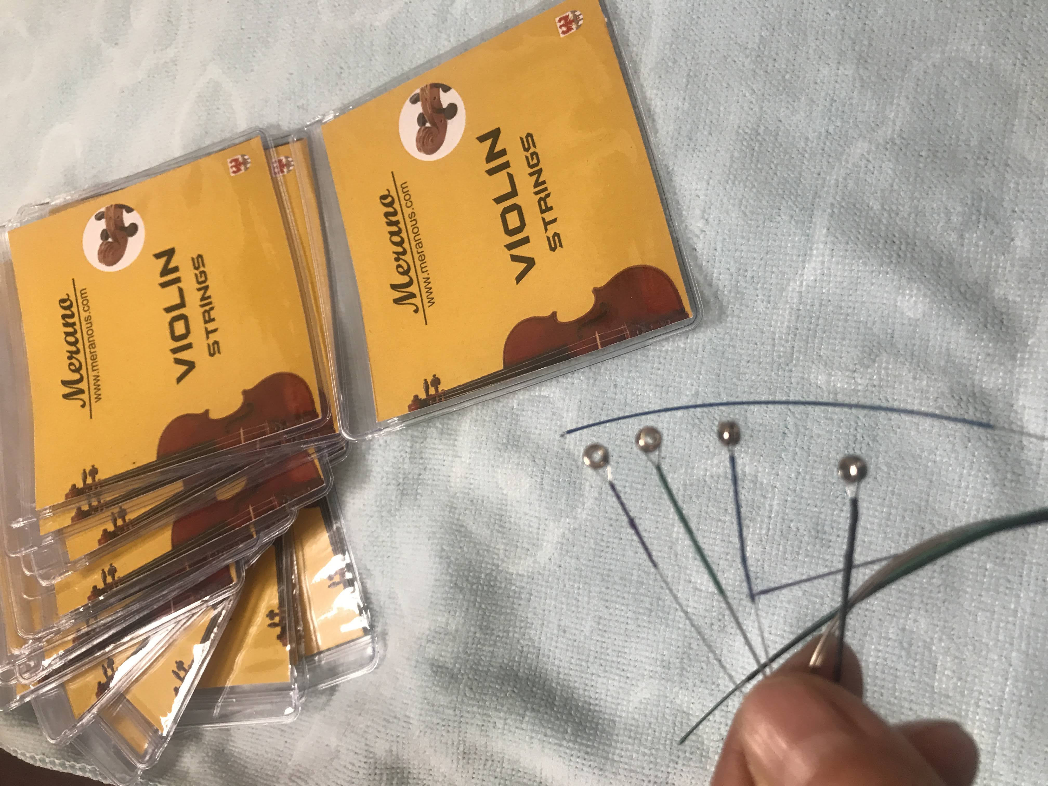 Dây đàn violin 3/4 4/4 của USA, 4 sợi bằng kim loại cao cấp, nhạc cụ tùng linh