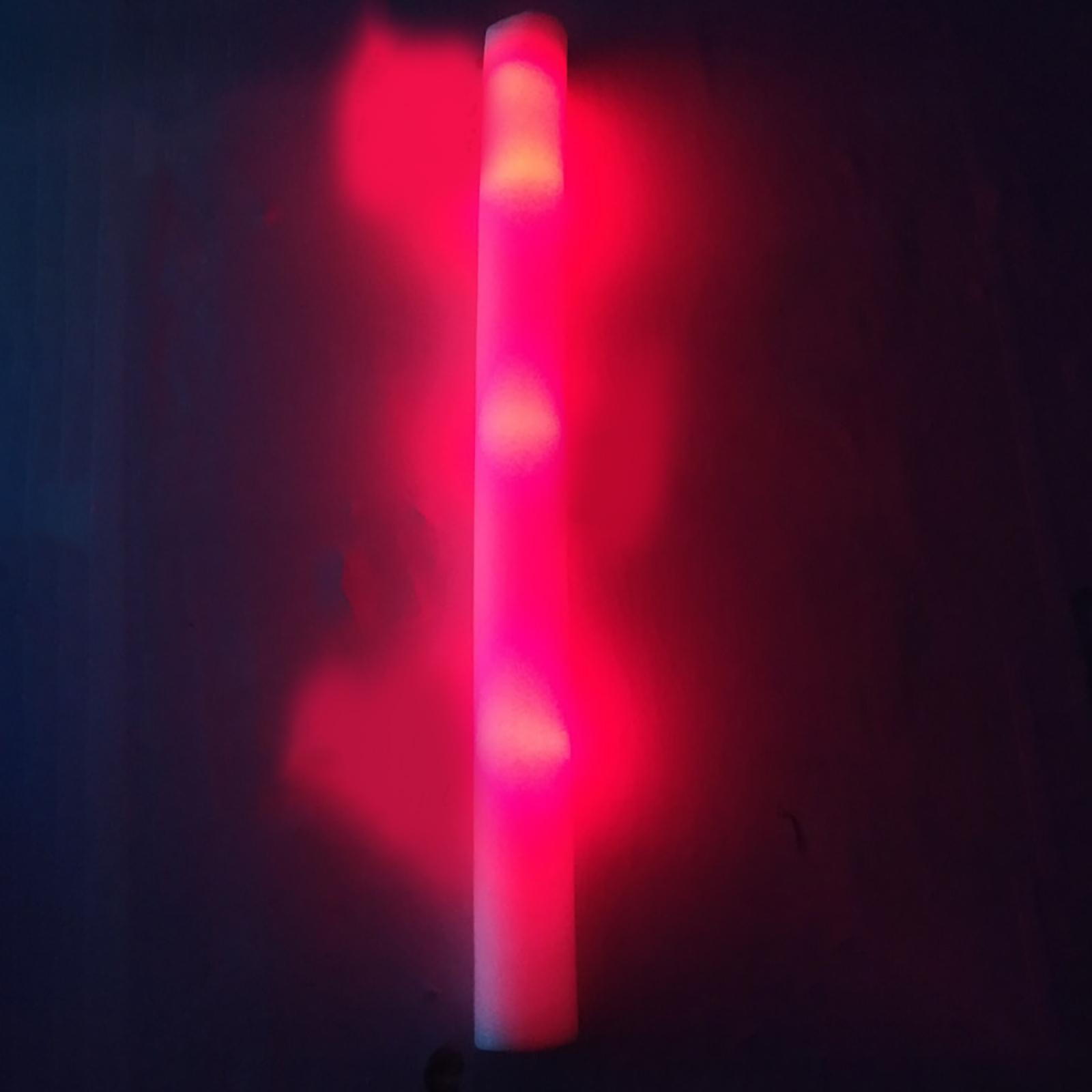 LED Foam Sticks 3 Modes Flashing Effect Colorful LED Glow Sticks Glow Sticks for Birthdays Carnival