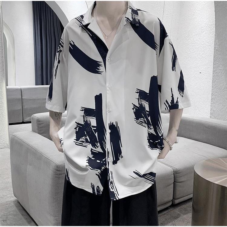 Bộ Quần Áo Nam Áo Sơ Mi Cổ Đức In Vệt Quần Kaki Túi Zenkonu SO MI NAM 1000029 + QUAN NAM 1000060