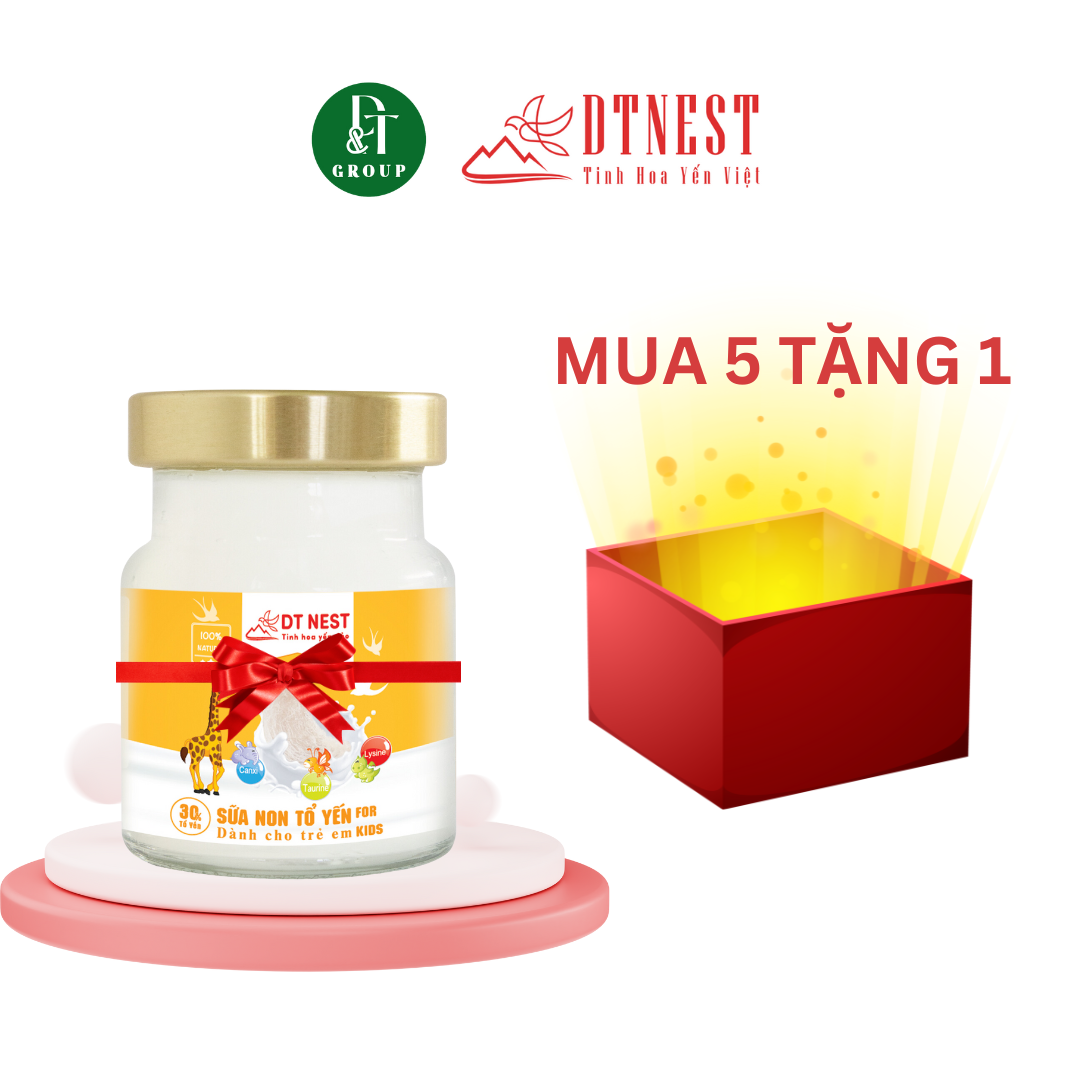 Đặc sản Khánh Hòa - LỐC Sữa non tổ yến dành cho trẻ em 70ml DT NEST DT FOOD