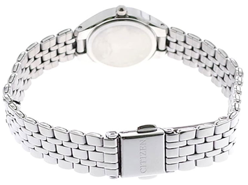 Đồng Hồ Nữ Citizen Đính Đá Swarovski Dây Thép Không Gỉ EJ6140-57D - Mặt Xà Cừ