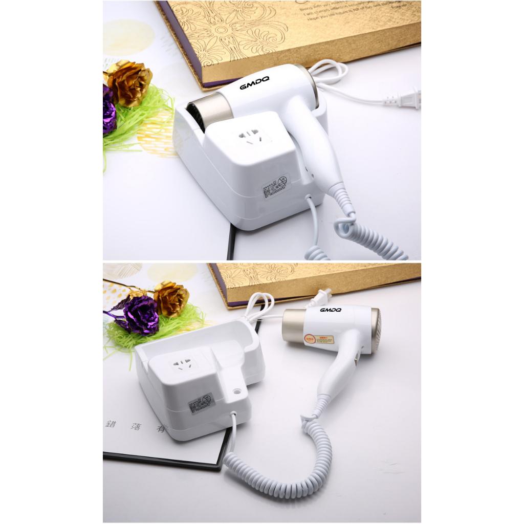 Máy Sấy Tóc Treo Tường Phong Cách Châu Âu Tích Hợp Ổ Cắm điện Công Nghệ Đức ️ FREESHIP ️