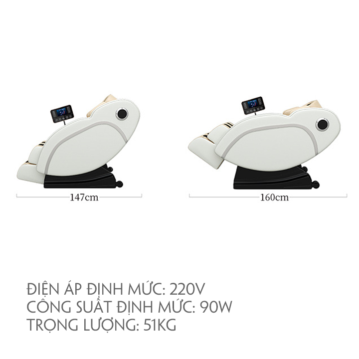 GHẾ MASAGE TOÀN THÂN S8 MÀN HÌNH CẢM ỨNG