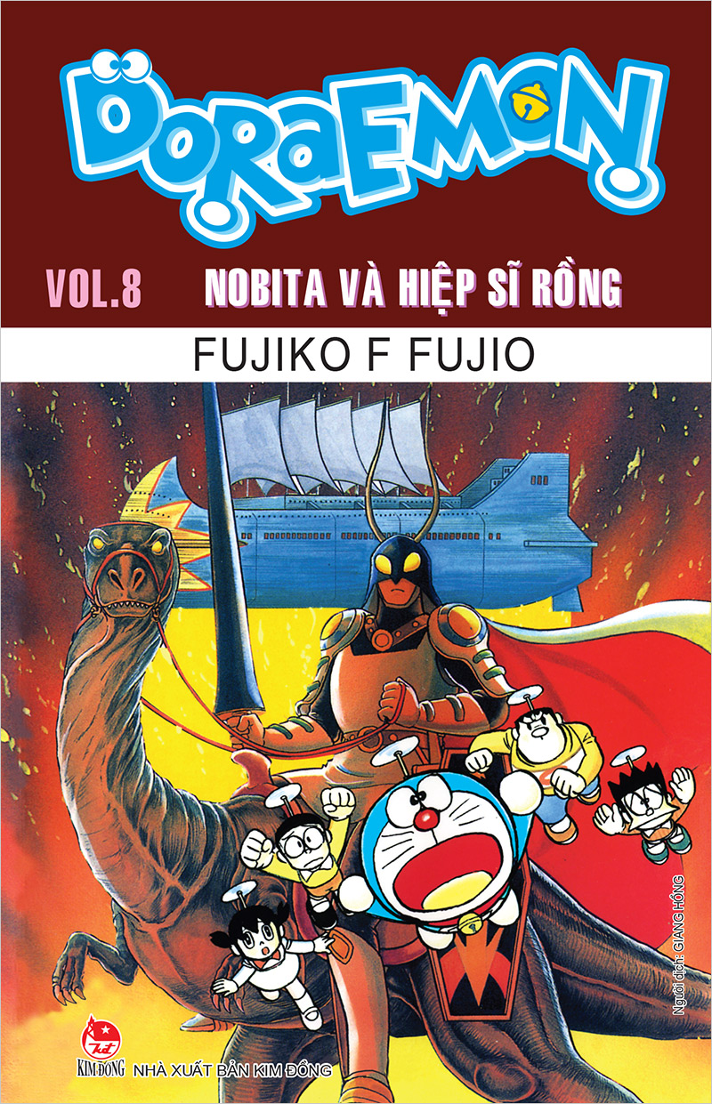 Hình ảnh Sách - Doraemon Truyện Dài - Tập 8 - Nobita và hiệp sĩ rồng