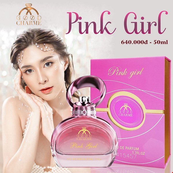 Nước Hoa Nữ Good Charme Pink Girl Ngọt Ngào, Thanh Lịch Mùi Hương Tươi Mát Thanh Khiết 50ml