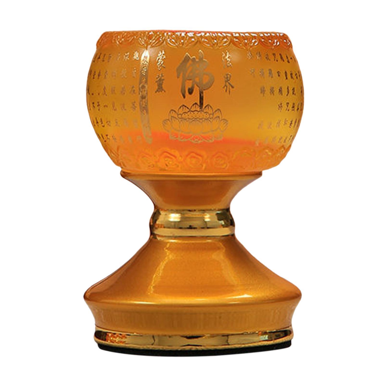 Ghee Lamp Holder Candle Holder Tibetan Buddhist for Desktop Home Living Room