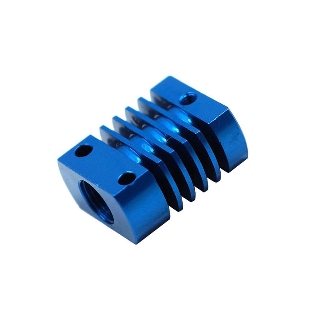 3D Printer Extruder Aluminum Heat   Cooling Fin 22x27mm Blue