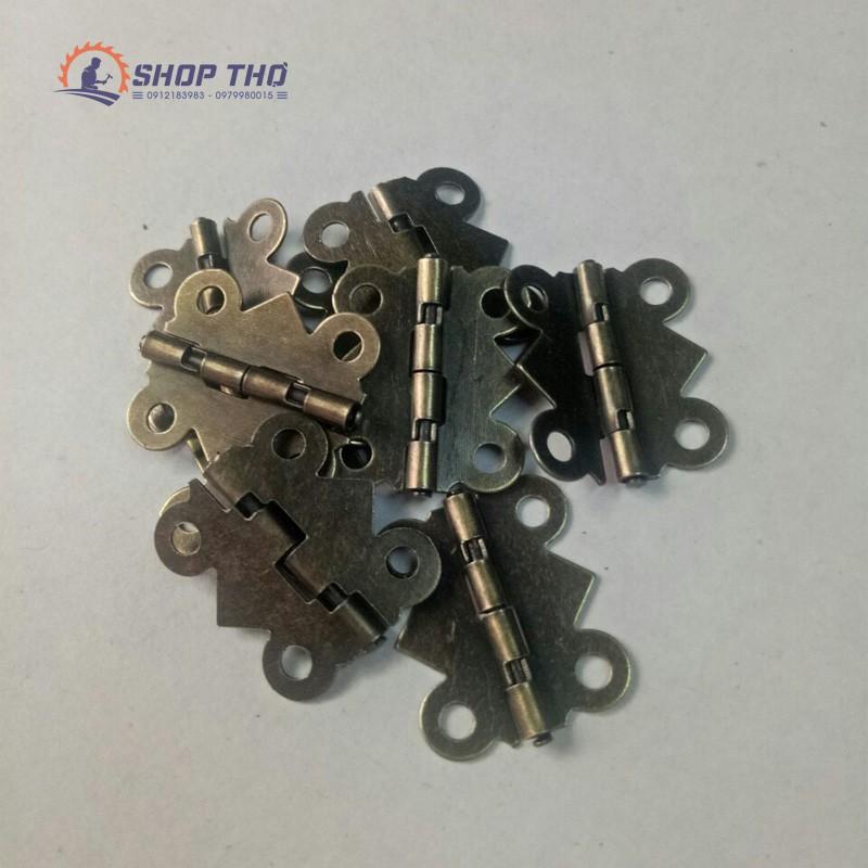 Bản lề giả cổ D018 cỡ 2cm màu đồng
