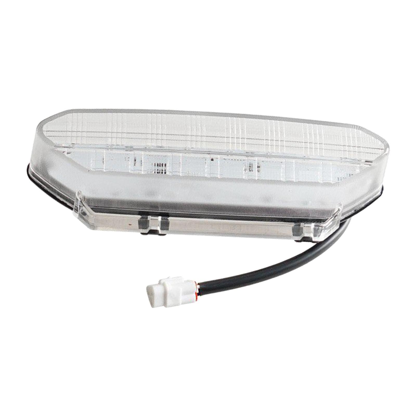 Motorcycle Rear Led Brake Tail Light Indicators Black