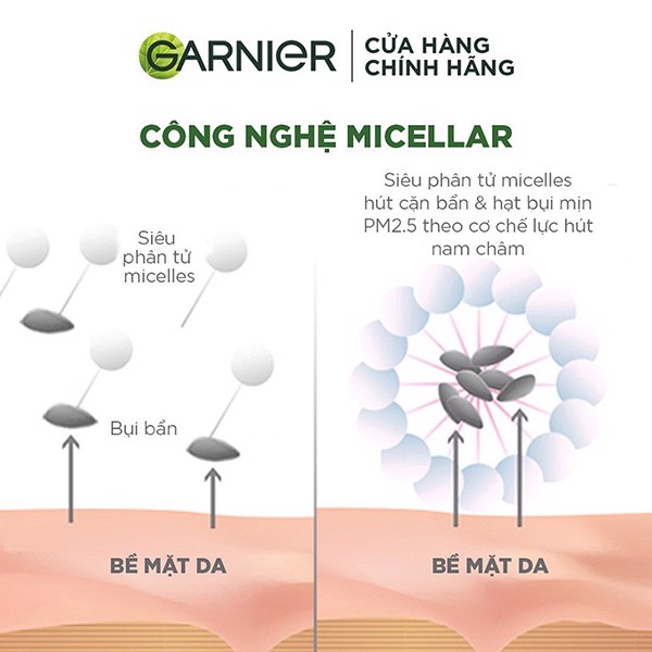 Nước Tẩy Trang làm Sạch Sâu Garnier Micellar Cleansing Water