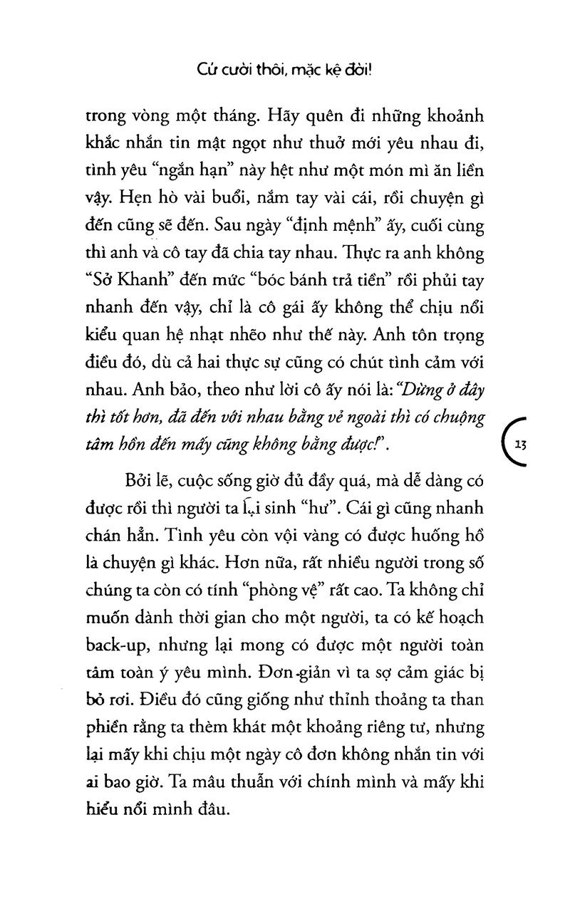 Cứ Cười Thôi Mặc Kệ Đời! (Tái Bản)