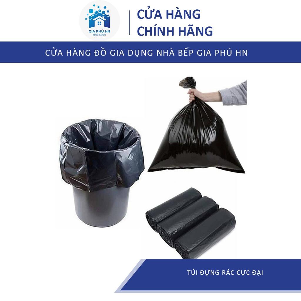 Túi Rác Cực Đại, 2 Cuộn 1KG Túi Rác Cực Đại Tự Hủy, Túi Dai, Thân Thiện Với Môi Trường