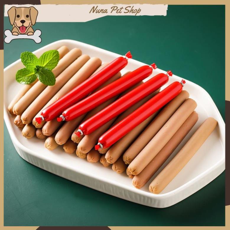 Combo 10 chiếc xúc xích cho chó mèo bổ sung dinh dưỡng