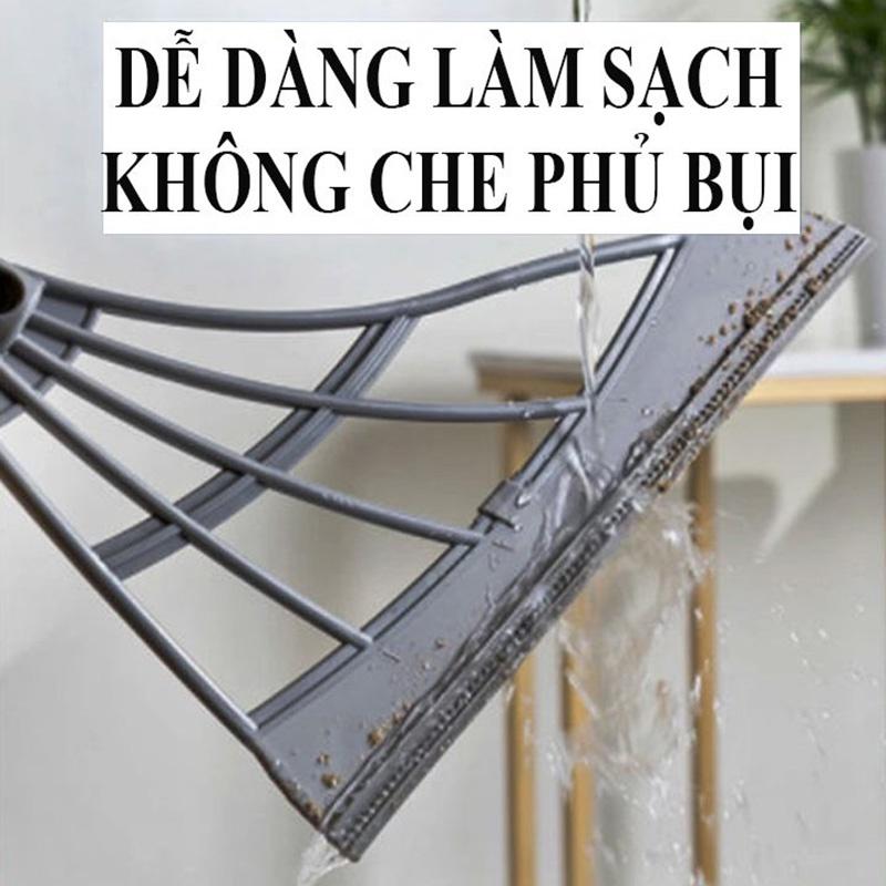 Chổi quét sàn gạt nước thông minh đa năng cán cầm inox chắc chắn 9160675666