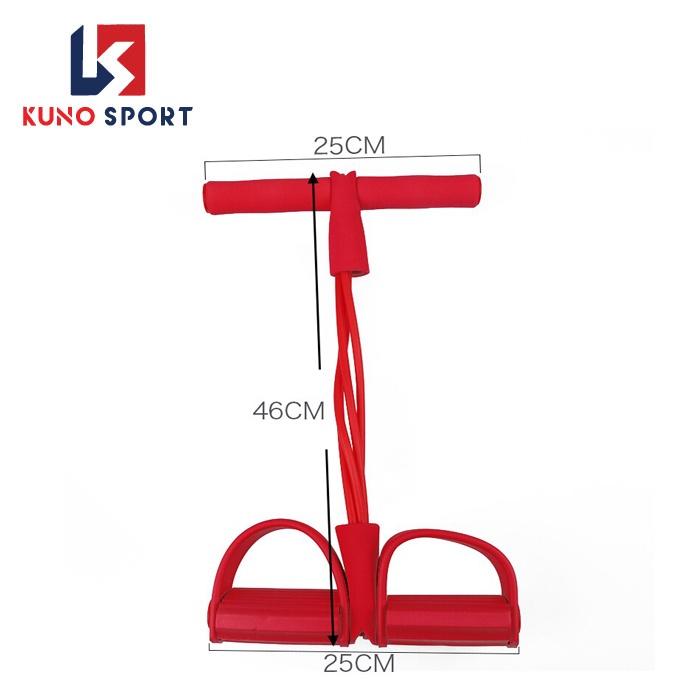 Dây kéo cao su KUNOSPORT 4 ống tập Gym Yoga hiệu quả tại nhà - D07