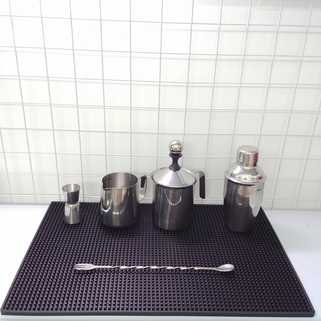 Combo 6 dụng cụ pha chế Inox quầy cà phê, barista