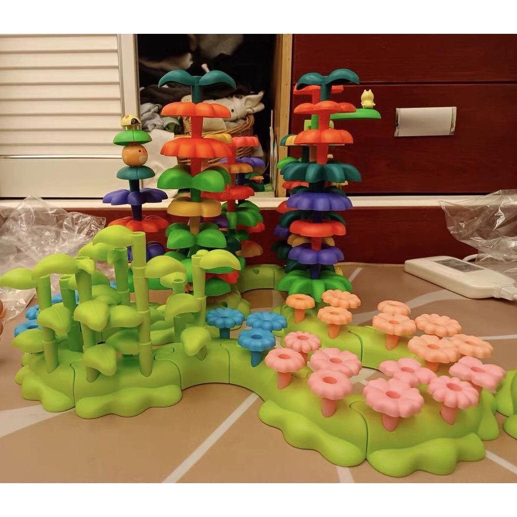 ĐỒ CHƠI DIY LẮP GHÉP KHU VƯỜN CỔ TÍCH FLOWER GARDEN BUILDING TOY SET GIÚP BÉ PHÁT TRIỂN TƯ DUY