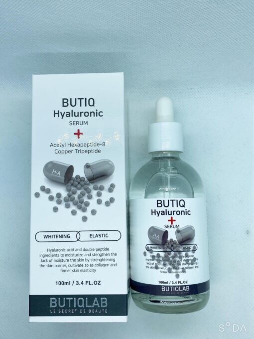 Serum HA Hyaluronic acid ButiqLab Cấp ẩm Căng da- Lọ 100ml