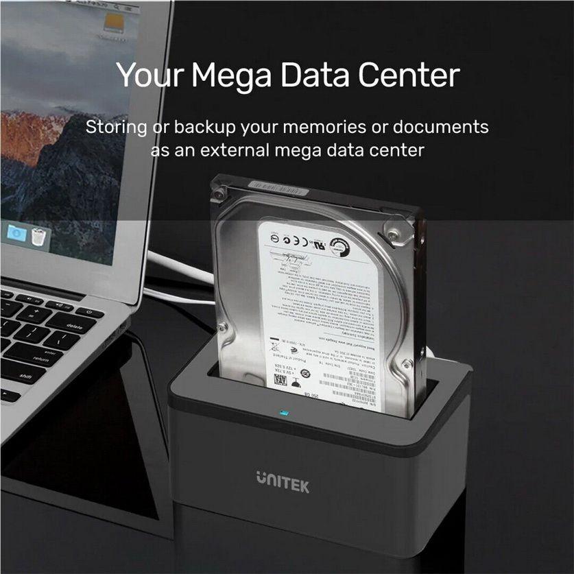 Đế cắm ổ cứng Hdd Docking Usb 3.0 To Sata Unitek Y-1078 - HÀNG CHÍNH HÃNG