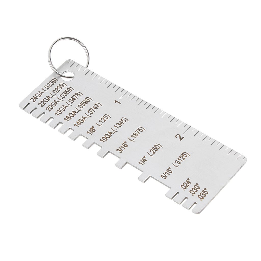 Đồng Hồ Thép Đồng Hồ Đo Độ Dày Hàn Gage Hàn Dụng Cụ Kiểm Tra