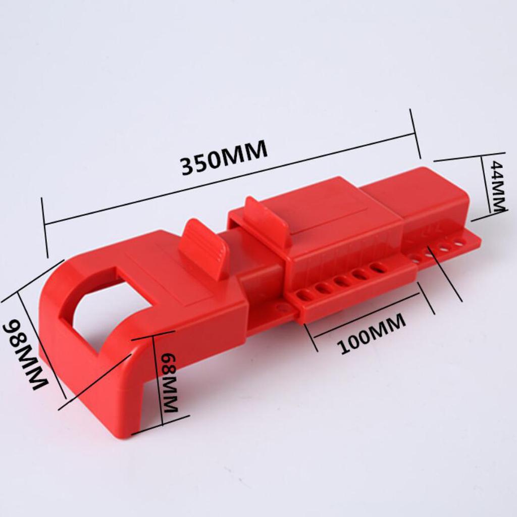 Butterfly Valve Lockout Standard , Red