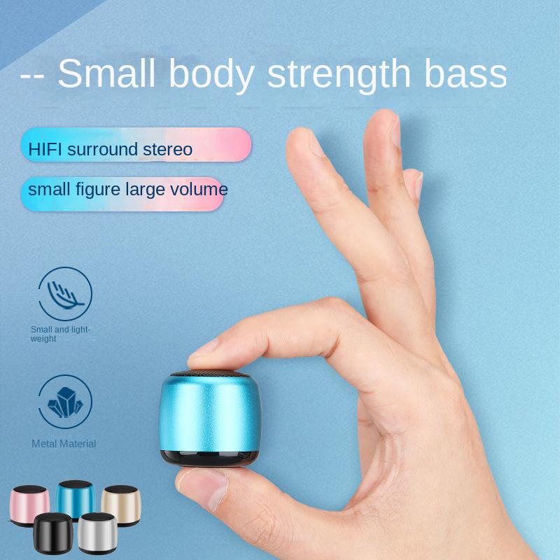 Loa không dây Bluetooth Hộp âm thanh mini Loa rảnh tay di động Loa TWS Máy nghe nhạc Bass Loa siêu trầm âm thanh nổi nhỏ Caixa De Som Màu sắc: Xanh-đỏ