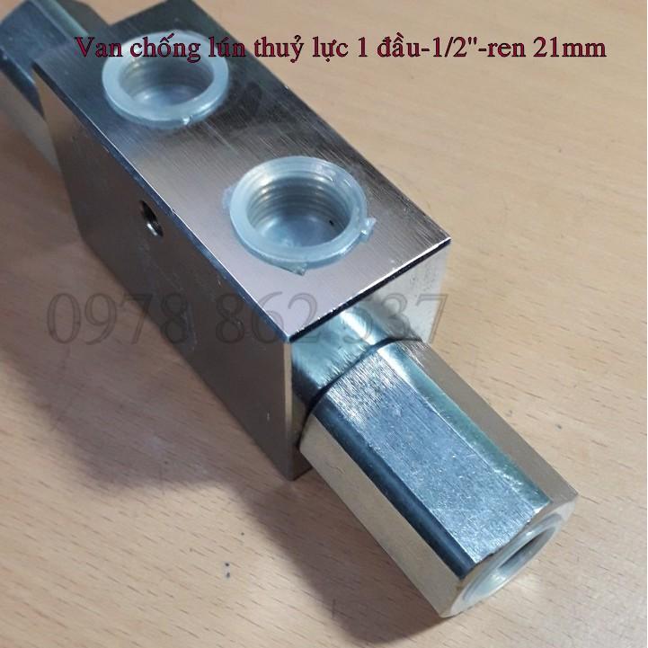 Van chống lún thuỷ lực 1 đầu - ren 21mm