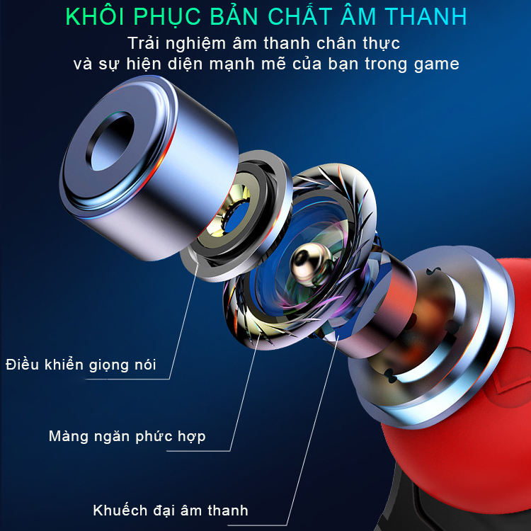 Tai nghe gaming có mic cho điện thoại SIDOTECH G-Pro10 chơi game PUBG mobile / FF / ROS / Tốc chiến âm thanh vòm nổi nâng cấp nghe rõ tiếng bước chân - Hàng Chính Hãng