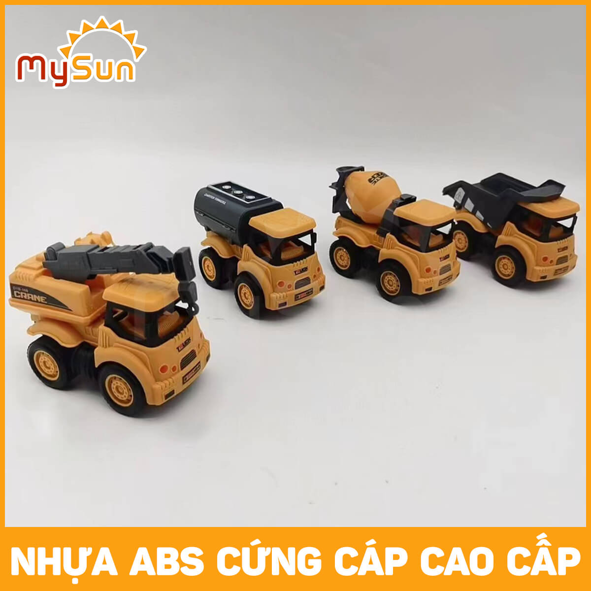 Mô hình đồ chơi xe quân sự quân đội bộ đồ xe phóng tên lửa xe rada xe bồn đồ chơi MySun
