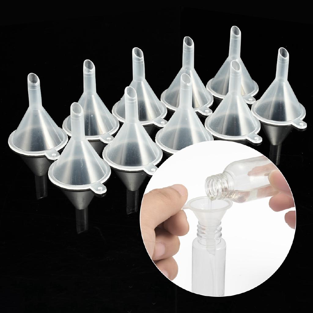 Set 10 Phễu Nhựa Mini Dùng Để Chiết Nước Hoa Tiện Dụng