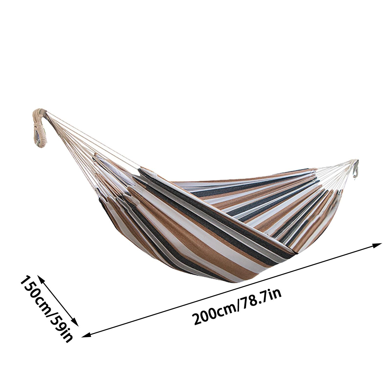 Trong Nhà Thoải Mái Độ Bền Sân Sọc Treo Ghế Ghế Lớn Võng Treo Ghế Vải Bố Dày Dặn Sọc Giường Vườn Võng