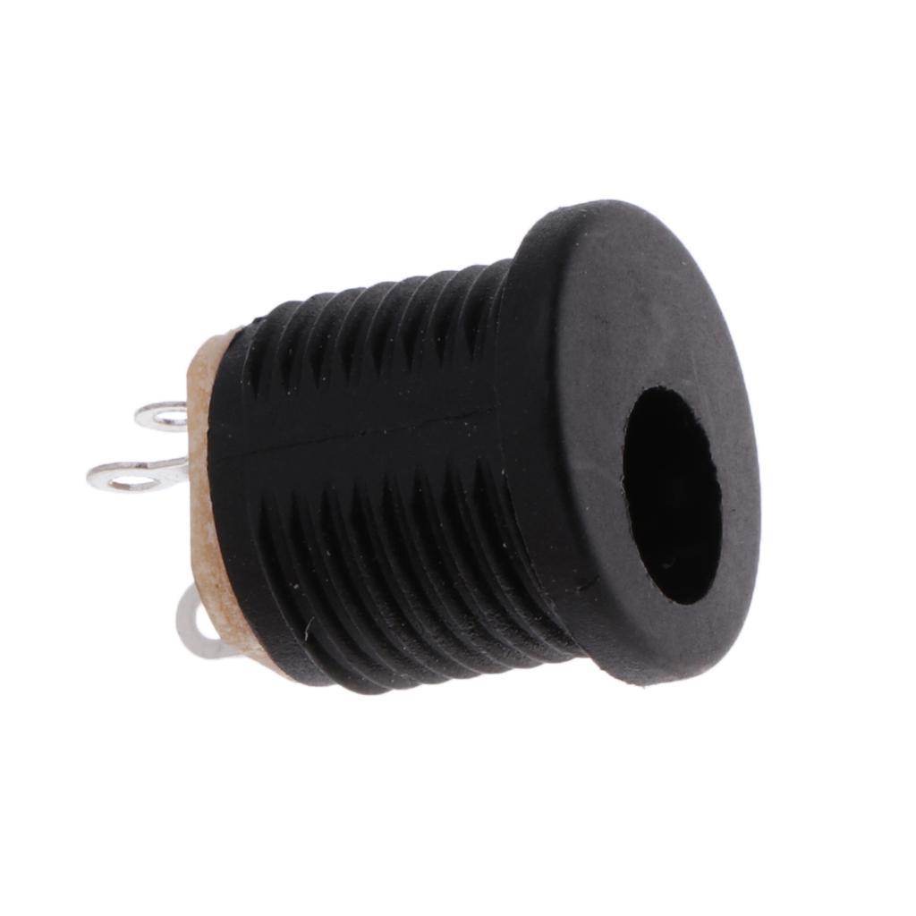 50Pack Panel Mount DC022 2.1x5.5mm DC Power Jack Socket AV Plug Connector