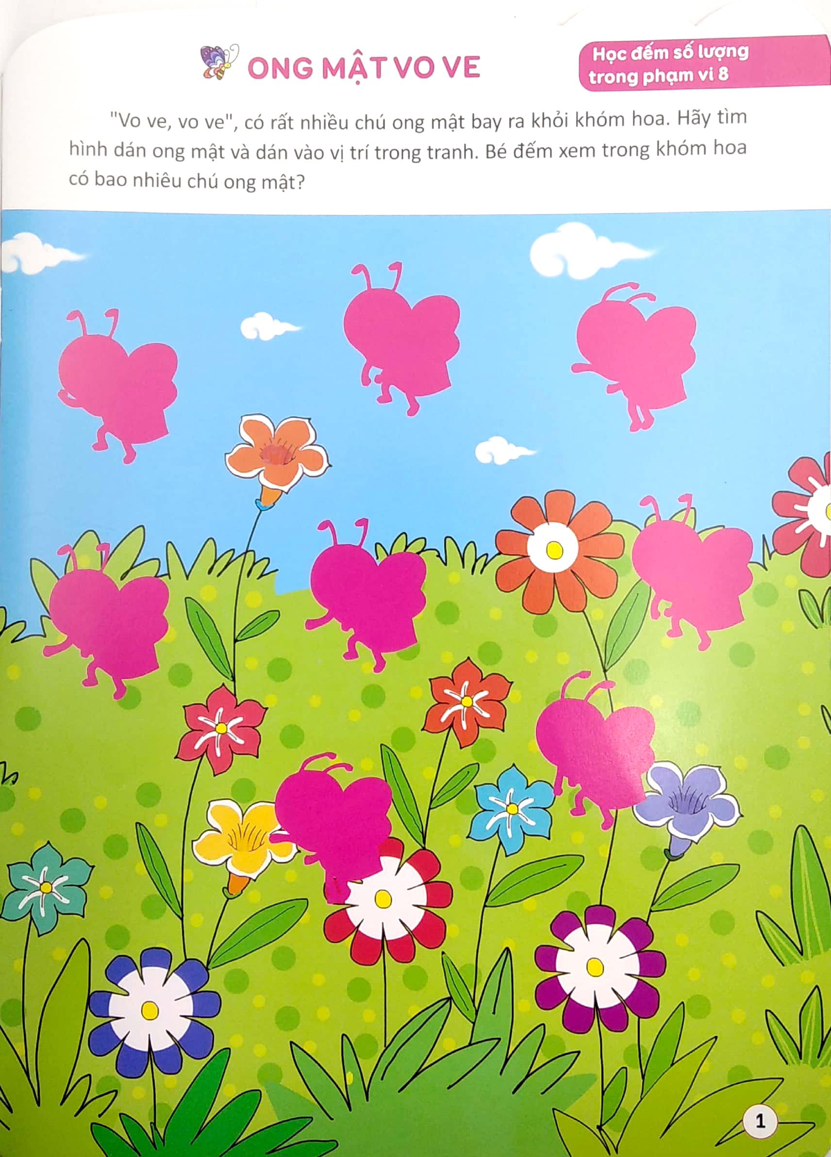 178 Stickers - Bóc Dán Thông Minh Phát Triển Khả Năng Tư Duy Toán Học (3 - 4 Tuổi) - Tập 5