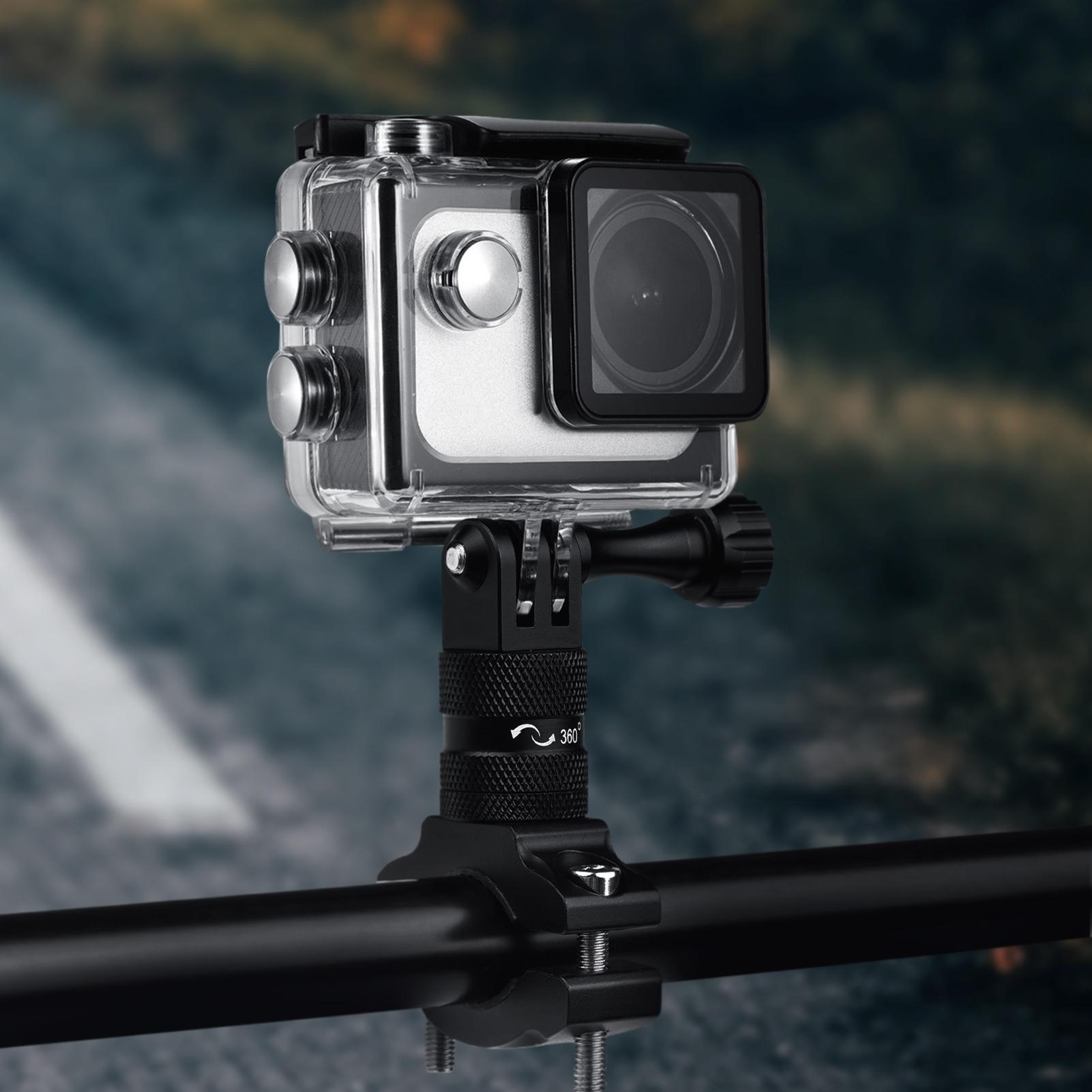 Giá đỡ Tay cầm Hợp kim nhôm 360 độ gắn camera quay được Thay thế cho Gopro