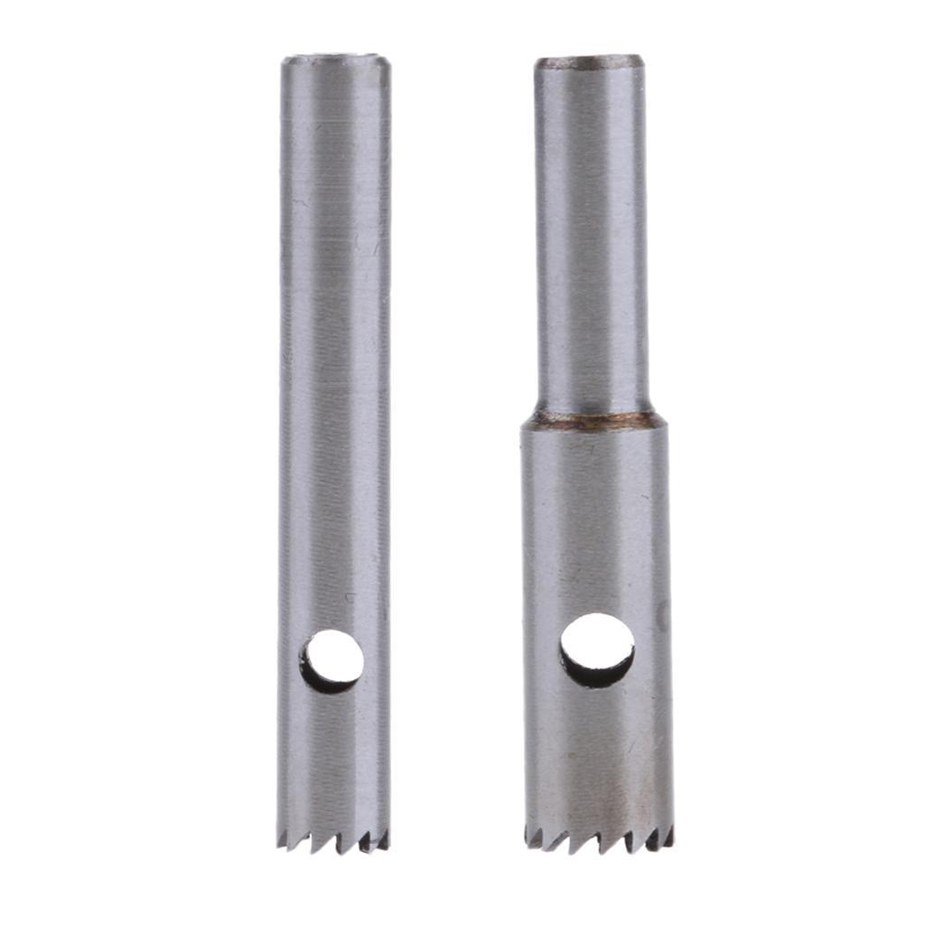 2 x Carbide Ball Drill Bit Wood Cutter Woodworking DIY Hole Dia 6mm & 8mm