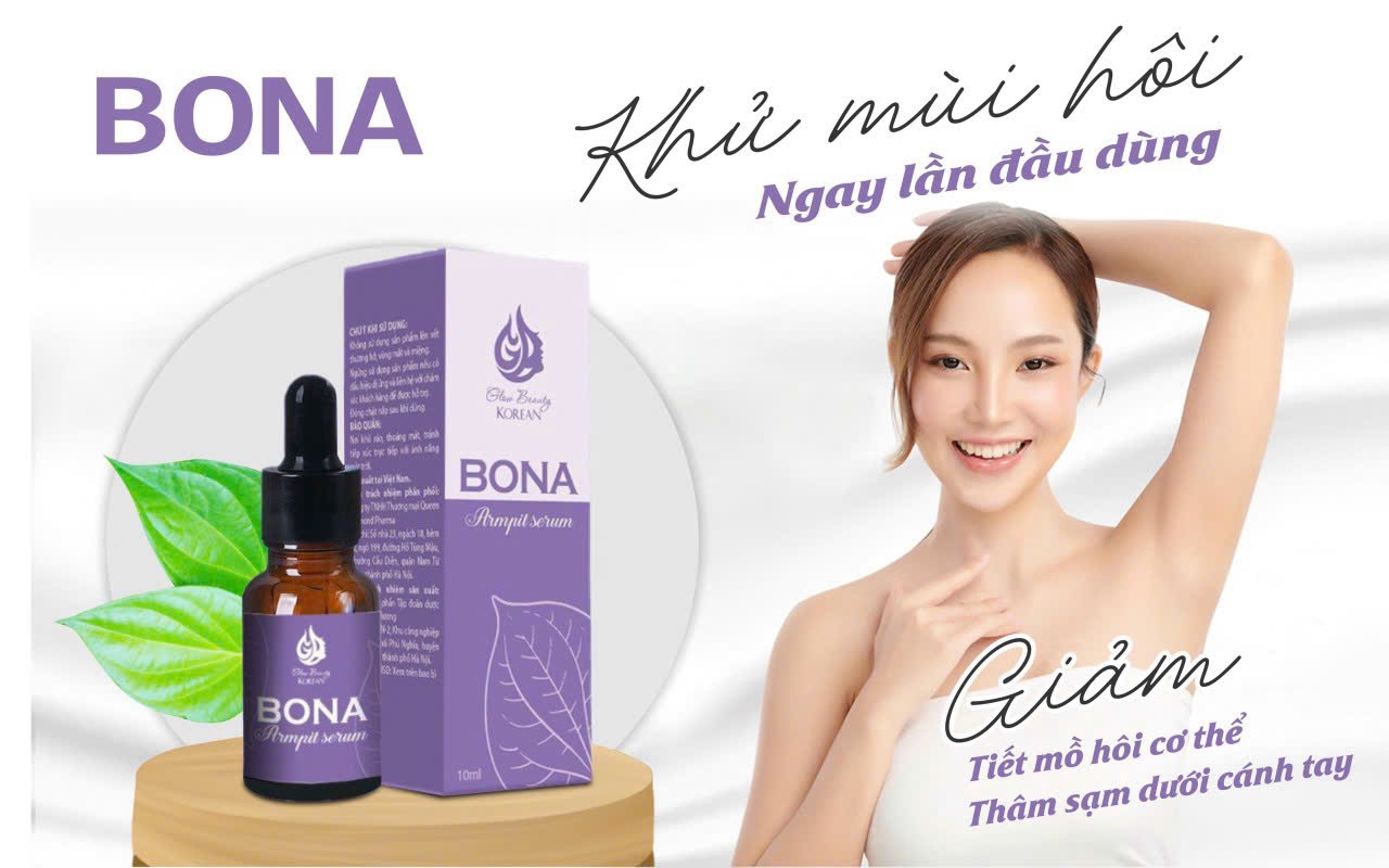 Serum hôi nách bona chai lớn tác dụng triệt hôi nách, hôi chân , mồ hôi tay chân vĩnh viên