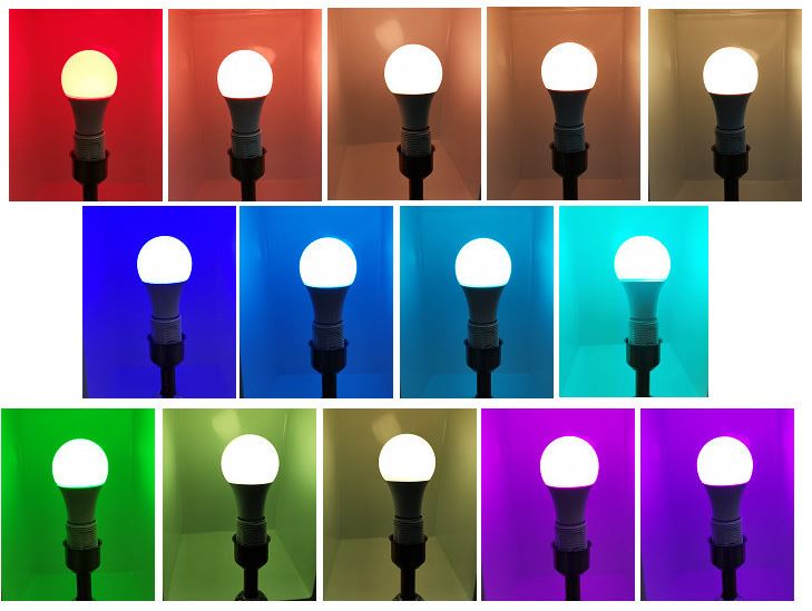 Bóng Đèn Led Bulb E27 Đổi Màu RGB Kèm Remote