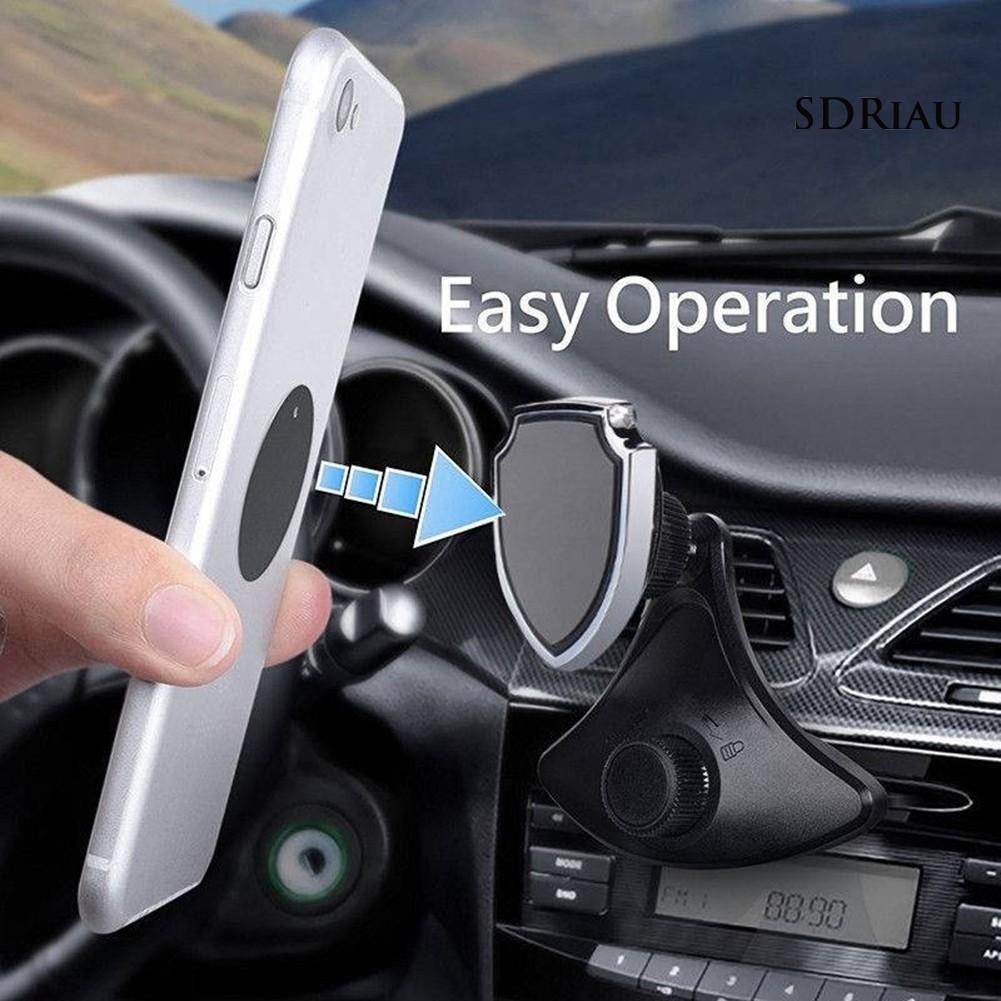 Giá Đỡ Điện Thoại Từ Tính Xoay 360 Độ Trên Xe Hơi