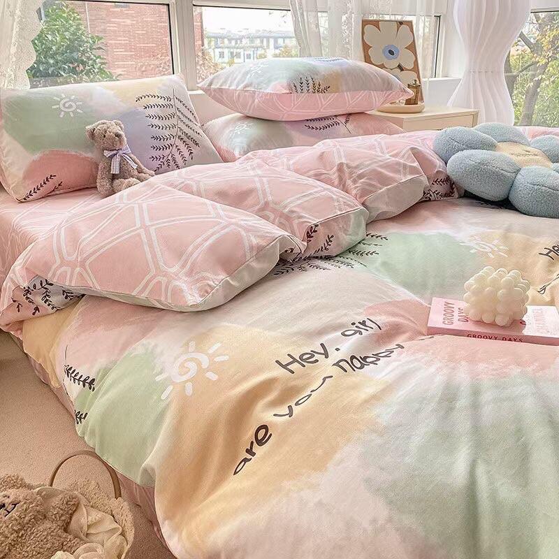 Set Cotton Living 100%cotton Thổ Cẩm Sắc Màu Hàng Nhập Khẩu Cao Cấp Trong BST HELLO SUMMER