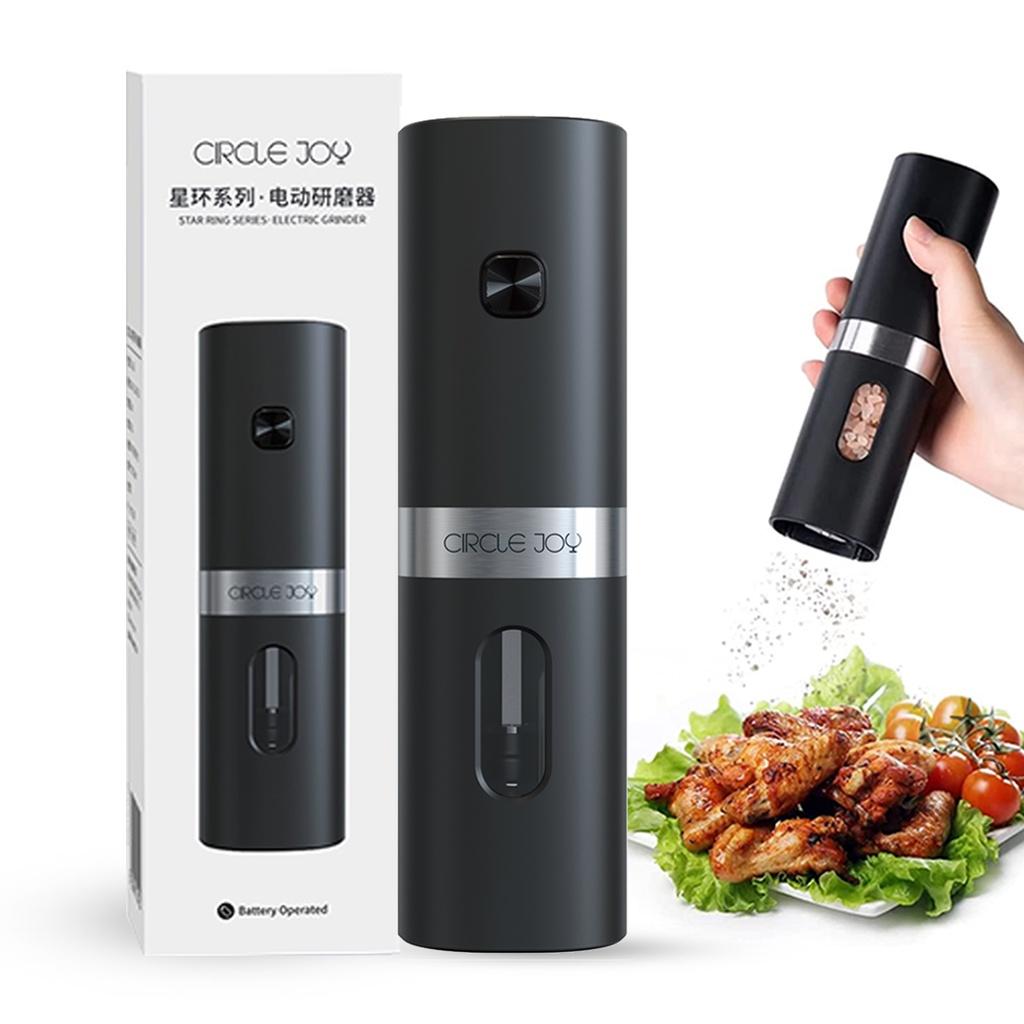 Máy Xay Tiêu Điện Tử Tự Động Một Tay Cầm Có Đèn LED Điều Chỉnh Được Hàng nhập khẩu