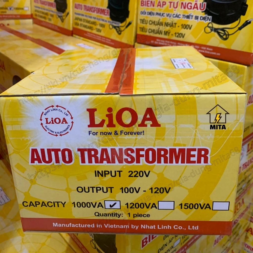 Biến áp đổi nguồn hạ áp 1 pha LiOA (DN002 DN004 DN006 DN010 DN012 DN015 DN020 )